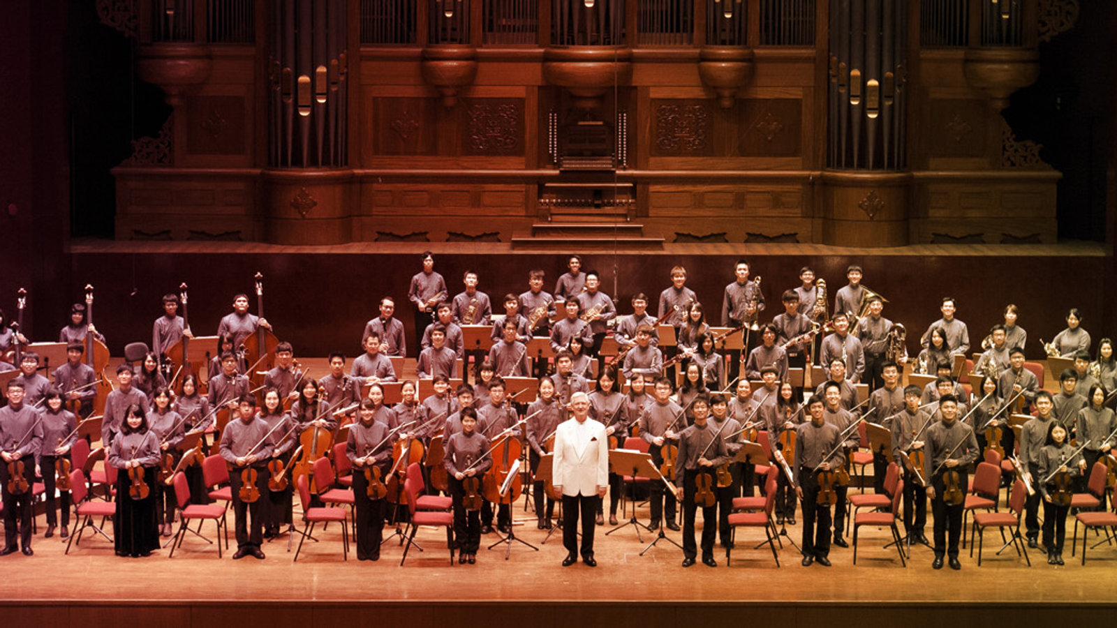 The Asian Youth Orchestra in performance